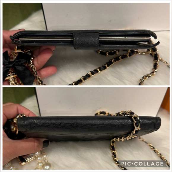 CHANEL Vintage Caviar Timeless ‘CC’ Wallet on Chain | # 2797727 - Picture 12 of 15